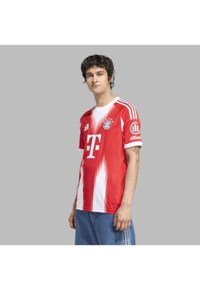 Camiseta Adidas Hombre Local FC Bayern 25/26 - Rojo-Blanco