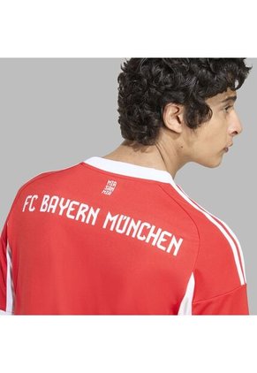 Camiseta Adidas Hombre Local FC Bayern 25/26 - Rojo-Blanco
