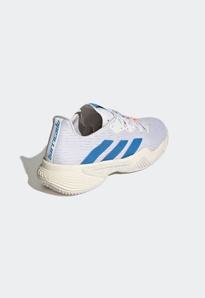Tenis para Tennis Blanco-Naranja Neón-Azul adidas Performance Barricade M Parley