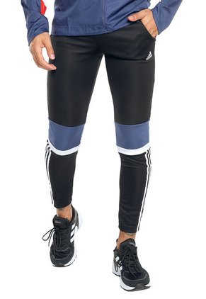 Pantalón Negro-Azul-Blanco adidas Performance Yb Tr Eq Kn Pt