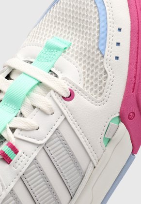 Tenis Basketball Blanco-Verde Menta-Magenta adidas Performance D-Pad