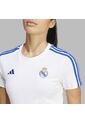 Camiseta Adidas Mujer Polo 3 Tiras Real Madrid - Blanco-Azul de adidas Performance