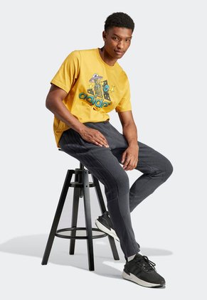 Camiseta Amarillo-Multicolor adidas Performance Dream Doodle Fill