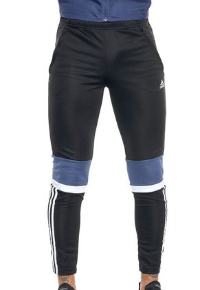 Pantalón Negro-Azul-Blanco adidas Performance Yb Tr Eq Kn Pt