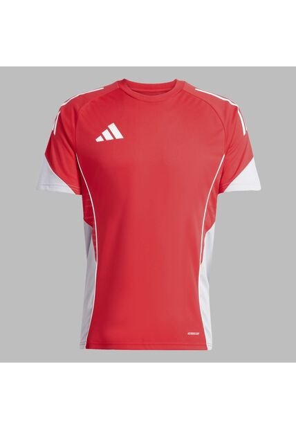 Camiseta Adidas Hombre Training De Competición-Rojo-Gris