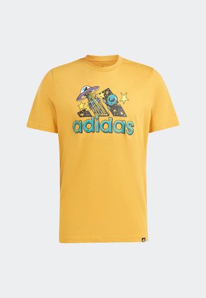 Camiseta Amarillo-Multicolor adidas Performance Dream Doodle Fill