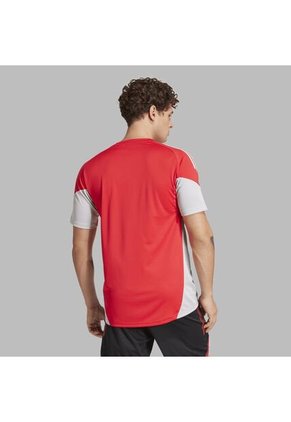 Camiseta Adidas Hombre Training De Competición-Rojo-Gris