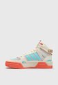 Tenis Basketball Beige-Celeste-Naranja adidas Performance D-Pad Mid de adidas Performance