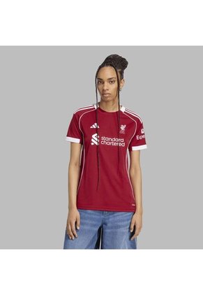 Camiseta Adidas Mujer Liverpool FC 25 Home - Rojo - Blanco