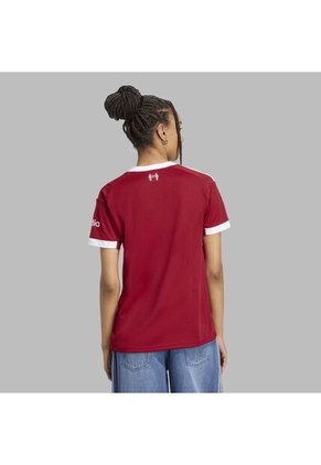 Camiseta Adidas Mujer Liverpool FC 25 Home - Rojo - Blanco