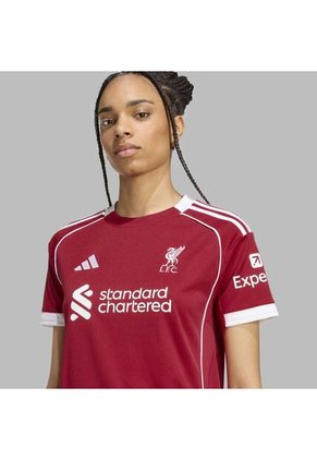 Camiseta Adidas Mujer Liverpool FC 25 Home - Rojo - Blanco