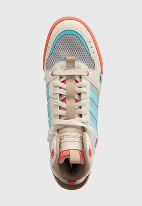 Tenis Basketball Beige-Celeste-Naranja adidas Performance D-Pad Mid