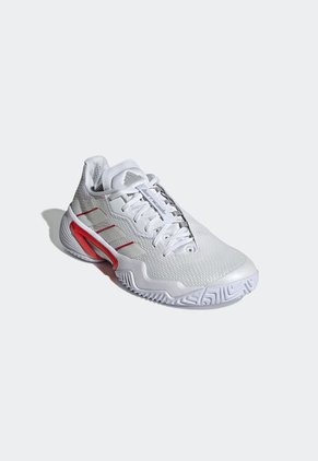 Tenis para Tennis Blanco-Rojo-Plateado adidas Performance Barricade