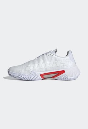 Tenis para Tennis Blanco-Rojo-Plateado adidas Performance Barricade