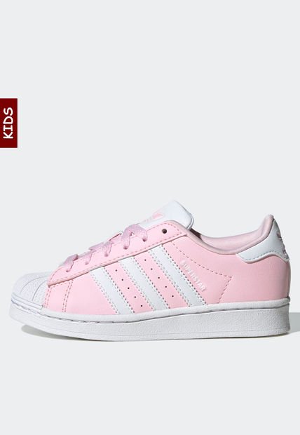 Tenis Lifestyle Rosa-Blanco adidas Originals Superstar