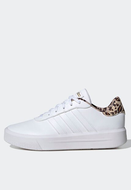 Tenis adidas Sportswear Court Plataforma Blanco