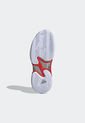 Tenis para Tennis Blanco-Rojo-Plateado adidas Performance Barricade de adidas Performance