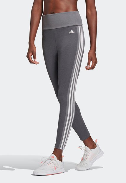 Leggings Gris-Blanco adidas Performance Designed To Move