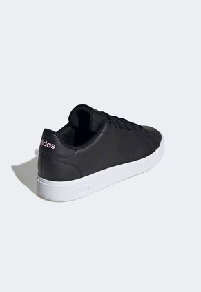 Tenis Lifestyle Negro-Blanco-Rosa adidas Sportswear Advantage Base 2.0
