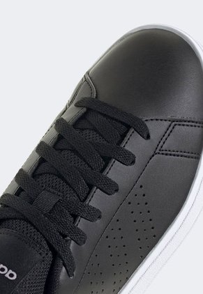 Tenis Lifestyle Negro-Blanco-Rosa adidas Sportswear Advantage Base 2.0