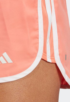 Short Salmón-Blanco adidas Performance Marathon 20
