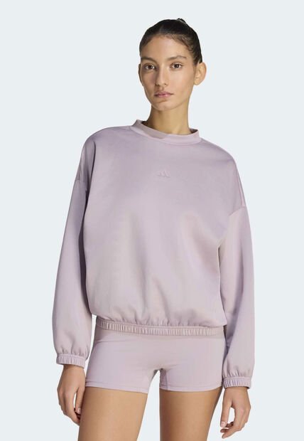 Buzo adidas Performance Essentials Yoga Violeta