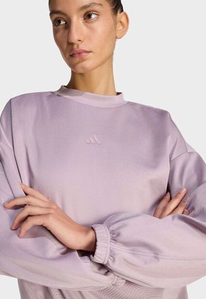 Buzo adidas Performance Essentials Yoga Violeta