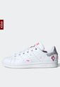 Tenis Lifestyle Blanco-Plateado-Fucsia adidas Originals Stan Smith x Hello Kitty & Friends de adidas Performance