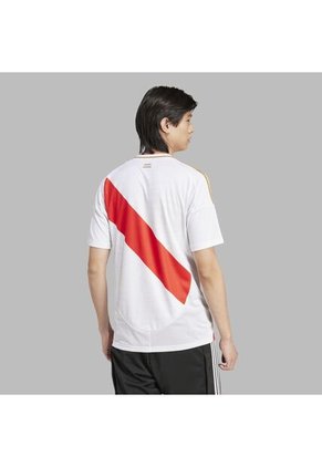 Camiseta Adidas Hombre Local Peru 24 - Blanco - Rojo