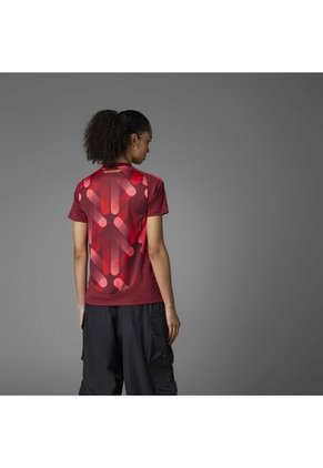 Camiseta Adidas Mujer 2da Alemania 25 (Equipo Femenino)-Rojo