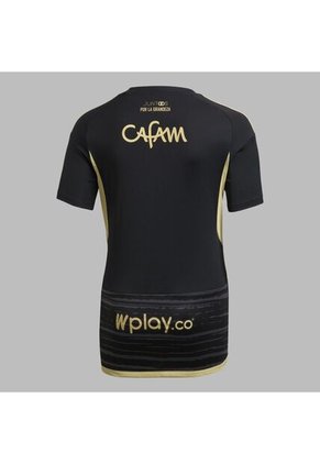 Camiseta Adidas Mujer 3ra Millonarios 2024 - Negro-Dorado