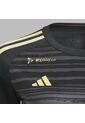 Camiseta Adidas Mujer 3ra Millonarios 2024 - Negro-Dorado de adidas Performance