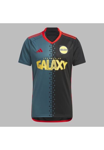 Camiseta Adidas Hombre LA Galaxy - Negro-Azul