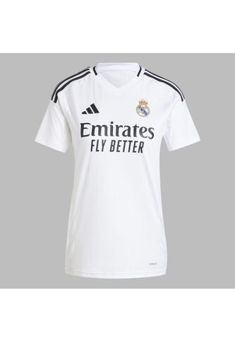 Camiseta Adidas Mujer Local Real Madrid 24/25-Blanco adidas Performance