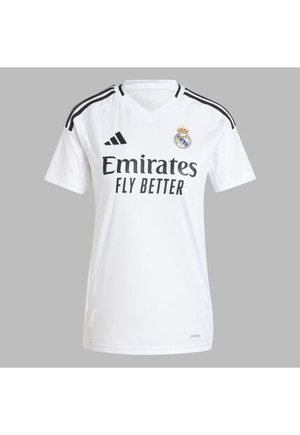 Camiseta Adidas Mujer Local Real Madrid 24/25-Blanco