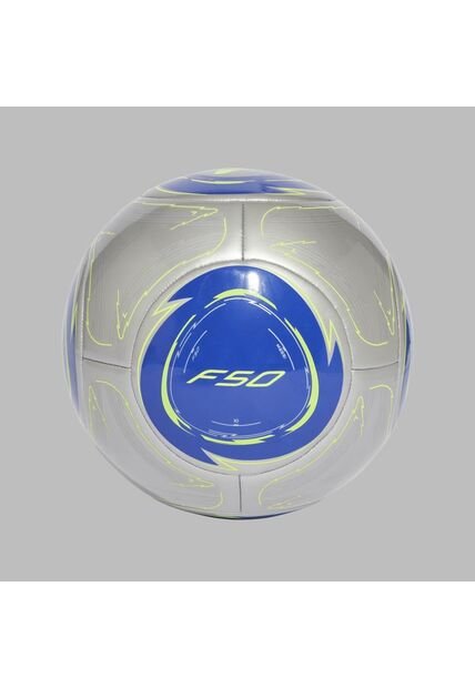 Balón Adidas Unisex F50 Messi Club-Plateado-Azul