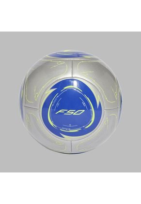 Balón Adidas Unisex F50 Messi Club-Plateado-Azul