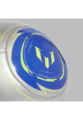 Balón Adidas Unisex F50 Messi Club-Plateado-Azul