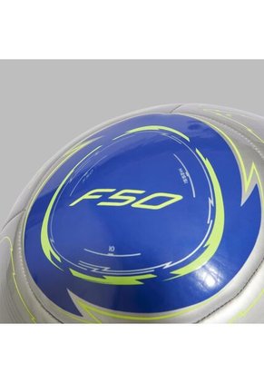 Balón Adidas Unisex F50 Messi Club-Plateado-Azul