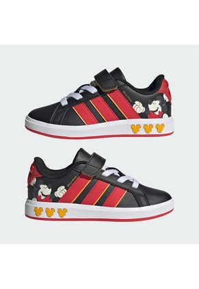 Tenis Negro Adidas Grand Court Disney Mickey Mouse Niños
