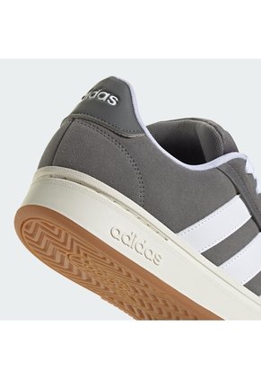 Tenis Gris Adidas Grand Court Alpha Hombre