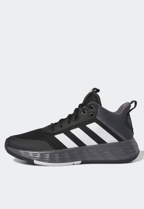 Tenis Basketball Negro-Blanco-Gris adidas Performance Ownthegame