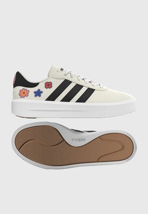 Tenis Lifestyle Marfil-Negro-Multicolor adidas Performance Court Plataforma