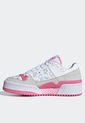 Tenis Lifestyle Blanco-Gris-Fucsia adidas Originals Forum Bold x Hello Kitty & Friends de adidas Performance