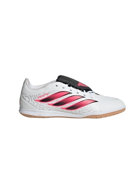 Guayos Fútbol Blanco Adidas Predator Club Sala Indoor Lengüeta Plegable