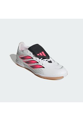 Guayos Fútbol Blanco Adidas Predator Club Sala Indoor Lengüeta Plegable
