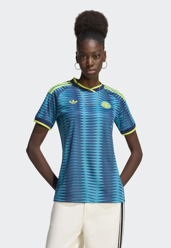 Camiseta Selección Colombia adidas Originals visitante 26 Azul adidas Performance