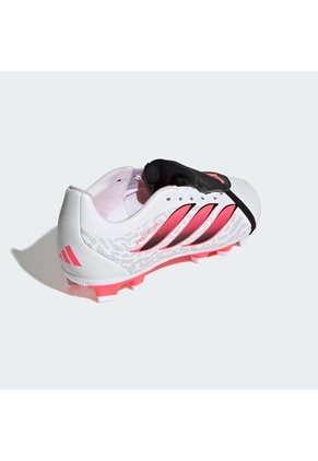 Guayos Blanco Adidas Predator Club Lengüeta Plegable Terreno Firme/Multiterreno Niños Blanco