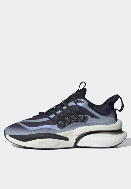 Tenis Running Negro-Marfil-Tornasol adidas Performance AlphaBoost V1