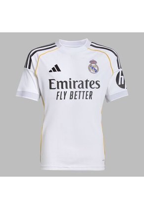 Camiseta Adidas Adolescente Local Real Madrid 25/26 - Blanco